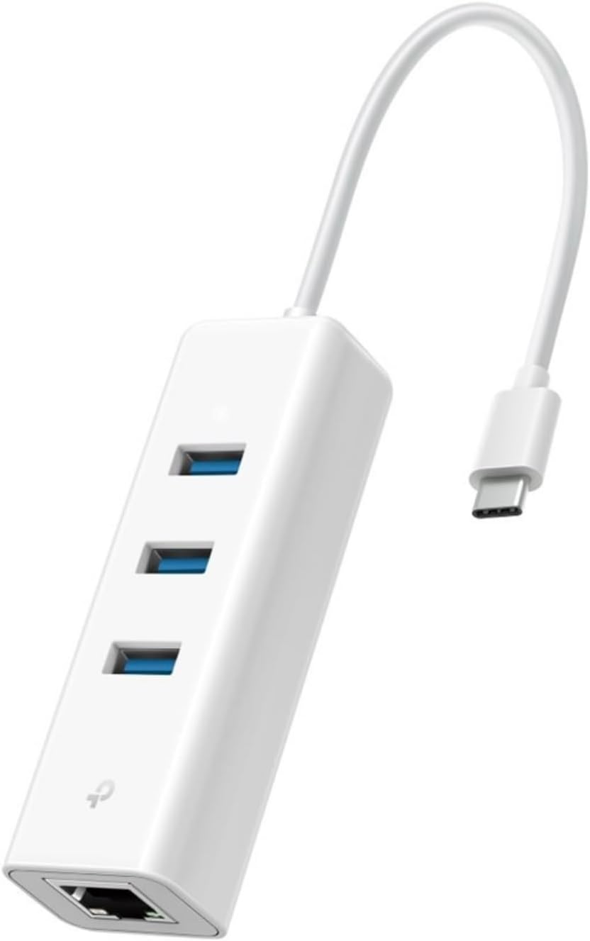 Alternative view of UE330C, USB Type-C den 3 adet Type-A 3.0 Hub ve Gigabit Ethernet Adaptörü