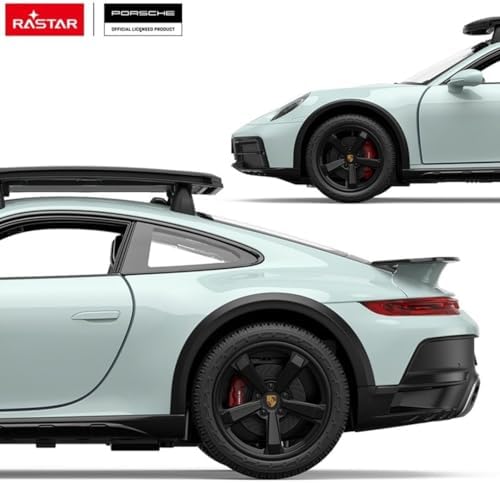 Rastar 1:14 Porsche 911 Dakar Uzaktan Kumandalı Araba 2.4GHz Kesintisiz Frekans Elle Açılır Kapanır Kapılı Çıkarılabilir Tavan Raflı 29 cm Orijinal Off-Road Yarış Oyuncak Araba 3 Yaş ve Üzeri - Görsel 3