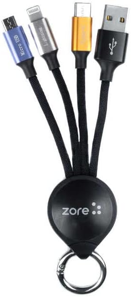 Alternative view of Anahtarlık Tasarımlı, Type-C, Micro, Lightning Hızlı Şarj ve Data Veri Aktarım 3 in 1 USB Kablo