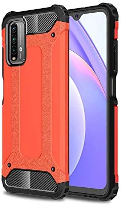 Xiaomi Poco M3 ile uyumlu Çİft Katman Koruyucu Crash Military Tank Kılıf - Kırmızı - Görsel 3