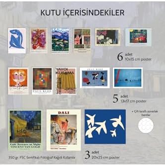 Alternative view of GUGUK Avant Temalı Eklektik Poster Seti-1