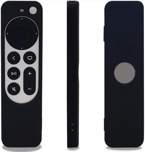 Alternative view of Apple tv 4k 2021 ile Uyumlu Kılıf Silikon Koruma Kumanda Koruma Kılıfı Tam Uyumlu Siyah (Siyah)