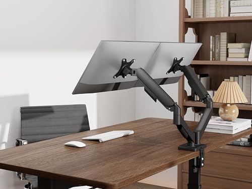 Alternative view of Voltix 17" - 35" Ekranlar İçin, Her Kol 9kg Taşıma Kapasiteli, VESA Uyumlu, Çift Kol Amortisörlü Monitör Kolu, 2li Monitör Kolu