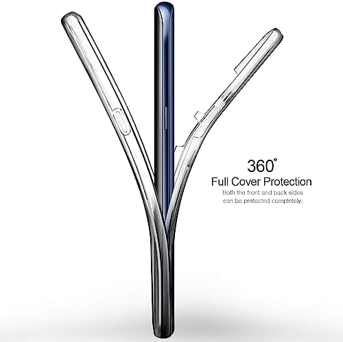 Alternative view of Xiaomi Redmi Note 9 360 Kılıf Şeffaf Ön Arka Silikon Kmp ile uyumlu