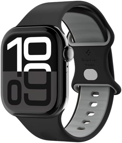 Apple Watch Ultra 49mm Seri 3/2/1-46mm Seri 11/10-45mm Seri SE3/9/8/7-44mm Seri SE2/SE/6/5/4 İle Uyumlu Kordon Kayış Nano Pop Black Sesame - AMP09321