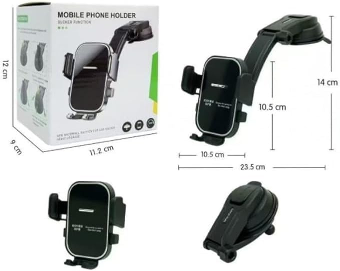 Alternative view of BMY Oto Aksesuar Torpido Üstü Vakumlu Araç Telefon Tutucu 360° Ayarlanabilir Uzun Kollu