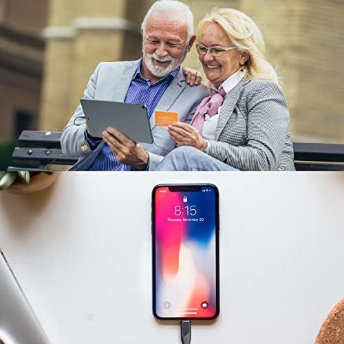 – USB-C kablosu, USB 2.0 – 1 m (USB-C - USB-C, veri kablosu/şarj kablosu, güç dağıtımı ile 480 Mbit/s ve 100 W'a kadar şarj akımı/PD 3, entegre çip, siyah) - Görsel 3