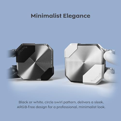 HyperFlow Silent 360 BEYAZ – Ultra Sessiz AIO Sıvı CPU Soğutucu, 3100 RPM Pompa, Üçlü Sessiz Fanlar, Üstün Isı Dağılımlı Yüksek Verimli Radyatör, Intel ve AMD Uyumlu
