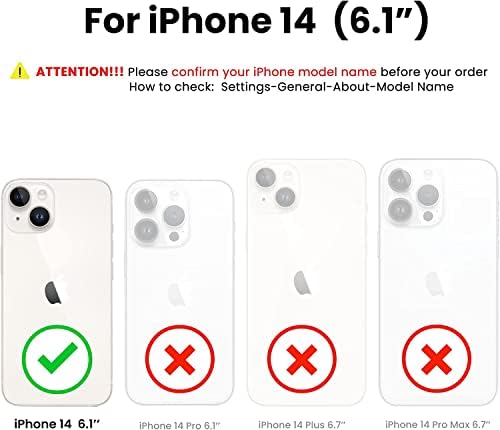 Apple iPhone 14 Kılıf 6.1 ile Uyumlu, İnce Sıvı Silikon 3 Katmanlı Tam Kaplamalı Yumuşak Jel Kauçuk Kılıf Kapak, Siyah
