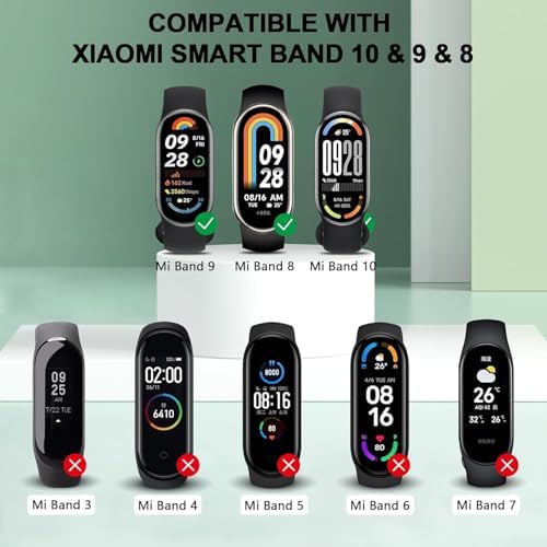 Xiaomi Mi Band 10/9/8 için Yedek Şarj Kablosu 100 Cm Uzunluk Güçlü Manyetik Bağlantı Stabil Tutuşlu Yüksek Verimli Deformasyona Karşı Dayanıklı USB Type Mi Band 10 Şarj Aleti Kablosu (Siyah)
