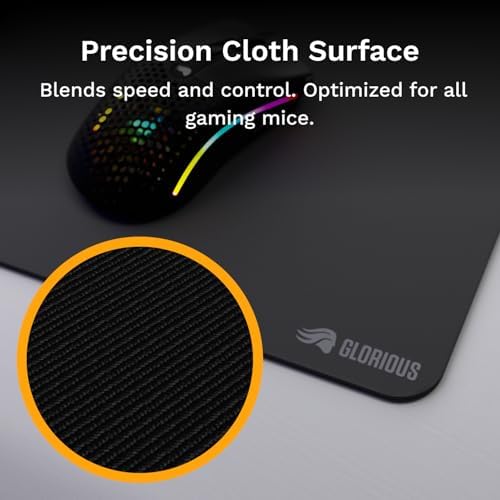 Alternative view of Glorious Oyun Fare Altlığı GMP 2 – XL – Su sıçramasına dayanıklı fare altlığı, tüm oyun sensörleri için optimize edilmiştir, hız ve kontrol için, çerçevesiz tasarım – 460 mm x 355 mm x 3 mm – XL