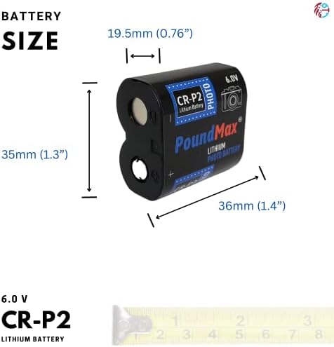 PoundMax CRP2 6V Lityum Pil Fotoğraf Makinesi için (CR223,DL223) - Görsel 3