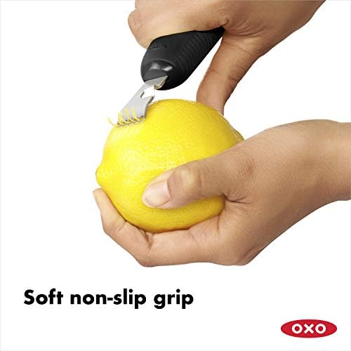 - Soyma Bıçaklı Limon Rendesi ve Limon Kabuğu Soyma Aleti, Siyah