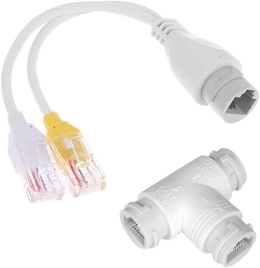 Alternative view of Poe Combiner/Mux, üç yönlü RJ45 konnektör aksesuarları, Üç Yollu RJ45 Konektörü,