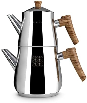 Alternative view of Serenk Definition Çaydanlık, Paslanmaz Çelik, Polisaj Dış Yüzey,Kapsül Taban, 2,0 Lt