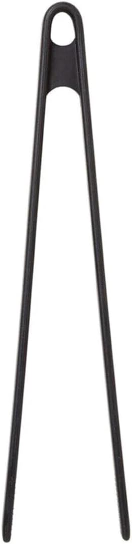 Silikon Kızartma Maşası, 1 Adet, Silikon, 29 cm, Siyah, BPA Free