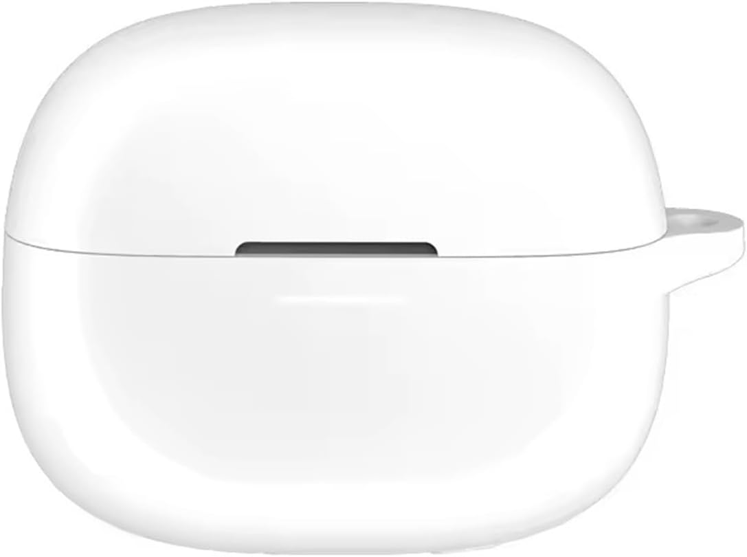 Xiaomi Redmi Buds 6 Pro İle Uyumlu Kancalı Silikon Renkli Kılıf (beyaz)