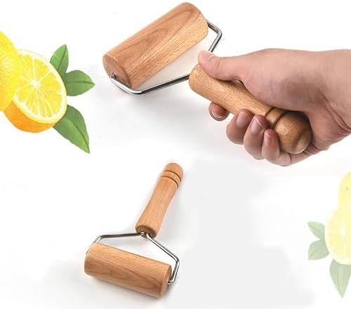 Mini Merdane,Hamur Silindiri,Hamur Açmak İçin Pratik Mini Merdane,Pizza,Börek,Hamur İşleri İçin Kolay Kullanım Mini Döner Başlıklı Merdane - Görsel 3