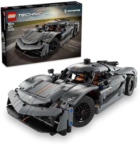 Alternative view of Koenigsegg Jesko Absolut Gri Hiper Araba 42173 - Çocuklar için Oyuncak Yapım Seti, Doğum Günü Hediyesi Fikri (801 Parça)