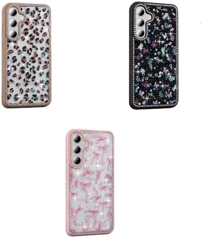 Spia Galaxy S24 FE ile Uyumlu Kılıf Pembe Azya Taşlı Kapak ( Galaxy S24 FE ile Uyumlu, Pembe)