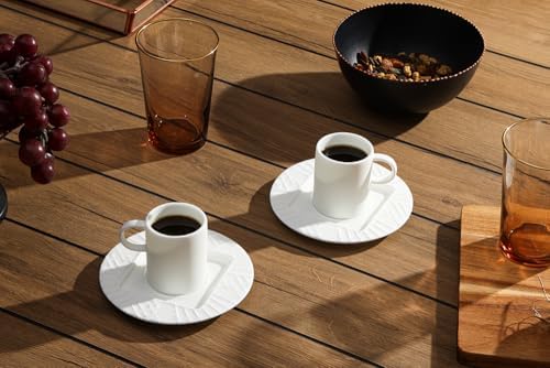 Superior Bone Porcelain Elix 2 Kişilik Kahve Takımı 85cc - Görsel 2