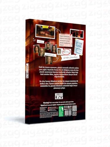 Cases Sahne Cinayetleri, Seri Katil Dosyası, Dedektif Temalı Kutu Oyunu, 16+ Yaş - Görsel 3