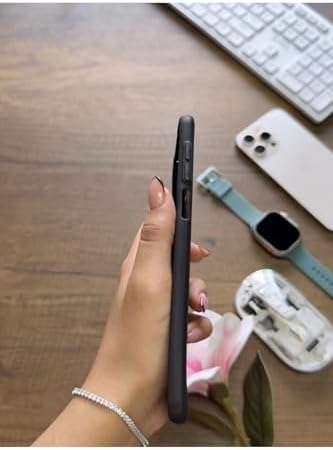 Süper İnce Mat Ultra Thin Silikon Kılıf Siyah Redmi Note 9 ile uyumlu