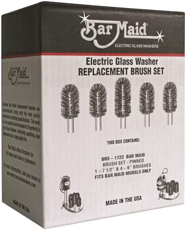 Bar Maid BRS-1722 Fırça Seti - Elektrikli Cam Yedek Fırça
