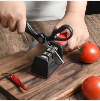 Profesyonel Bıçak Bileyici 3 Açılı Elmas Seramik Tungsten Çelik El Bıçakları Bileme - Görsel 3