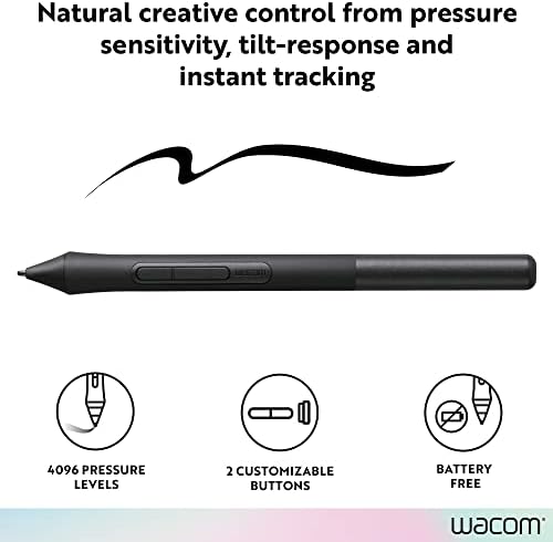 Alternative view of Wacom LP1100K Intuos Tablet Siyah için 4K Kalem