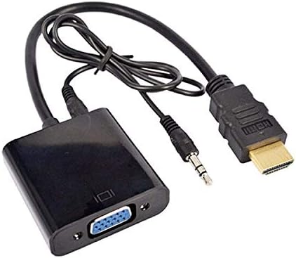 HDMI To VGA Ses Destekli Dönüştürücü Kablo Çevirici Adaptör 4488 - Görsel 3