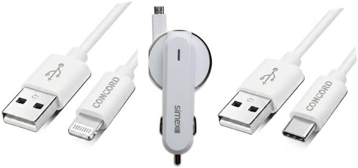 3.1A 15watt Araç Şarj Aleti Micro USB Kırılmaz Kablo + Lightning ile Uyumlu Kablo Hediyeli + Type-C Kablo Hediyeli (Tüm Telefon Girişlerine uyumludur) - Görsel 3