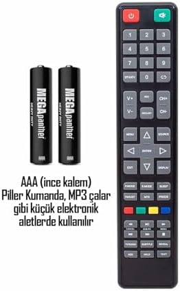 Telvesse AAA R03 İnce Kalem Pil Kumanda Pili Zn-C 1.5V (4)