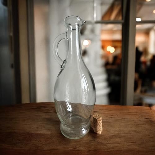 Alternative view of 500 ml Cam Yağdanlık & Sirkelik – Şık Tasarım, Kolay Tutma Sapı ve Mantar Kapak, Yağ ve Sirke Sunumu için Mükemmel