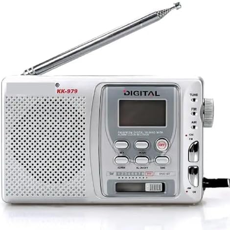 KK-979 FM Radyo Alarmlı Manuel Aramalı 10 Bant Pilli Radyo - Görsel 3