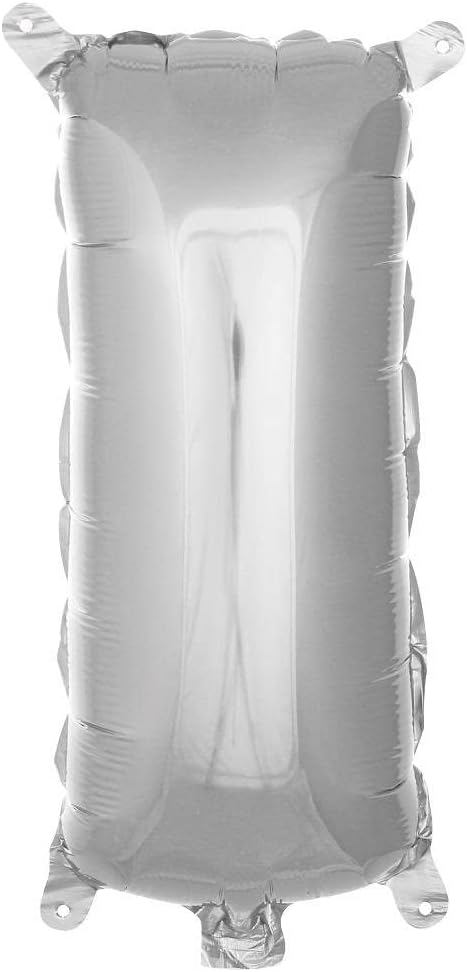 Alternative view of I Harfi 16 İnç Gümüş Renk Folyo Balon 36 CM (Gümüş)