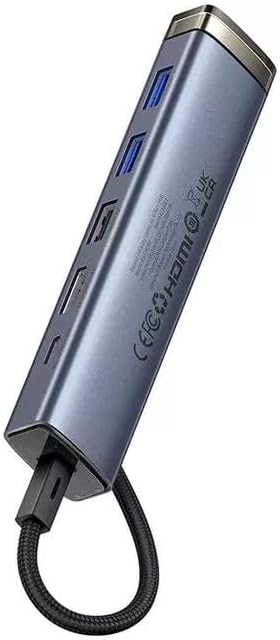 Alternative view of UltraJoy Series 6-Port HUB AIR Space Grey