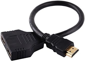HDMI Çoklayıcı 1 Giriş 2 Çıkış Splitter 1080P Full HD Görüntü Dağıtıcı Adaptör TV Monitör Projeksiyon İçin Çoğaltıcı HDMI Splitter Aynı Görüntü Aktarımı | ZR158 - Görsel 2