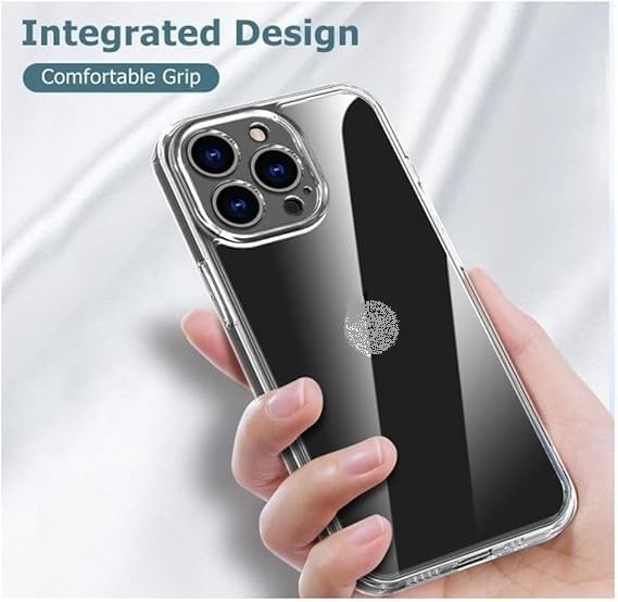 iPhone 15 Pro Uyumlu Şeffaf Kılıf, Kamera Korumalı Şeffaf Silikon Kılıf, Kamera Koruyuculu iPhone 15 Pro Kılıfı - Görsel 3