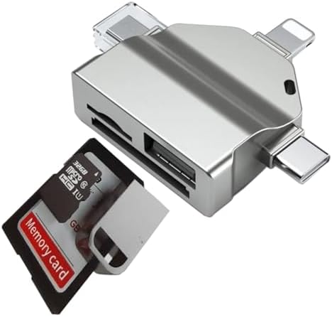 Alternative view of Usb Otg Kart Okuyucu Micro USB Type-C ve Lightning Uçlu Telefon PC Bilgisayar ve Notebook Uyumlu Mikro SD Kart Okuyucu ZR591