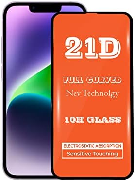Apple iPhone 14 Tam Kaplayan 21D Temperli Ekran Koruyucu Cam - Görsel 3