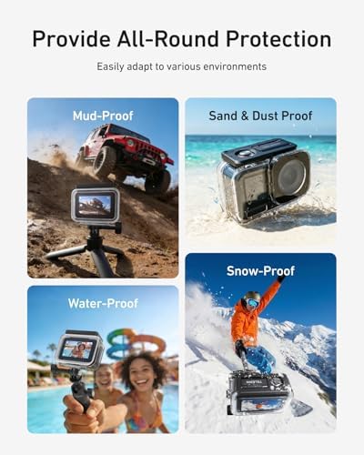 Alternative view of TELESIN Osmo Action 6 Su Geçirmez Kılıf (60Metreye kadar) | Osmo Action 6 Waterproof Case