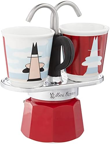 Alternative view of - Set Mini Express: Ocak Üstü Espresso Pişirici + 2 Cups - Magrite Serisi