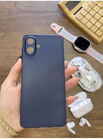 Süper İnce Mat Ultra Thin Silikon Kılıf Lacivert Galaxy A07 ile uyumlu