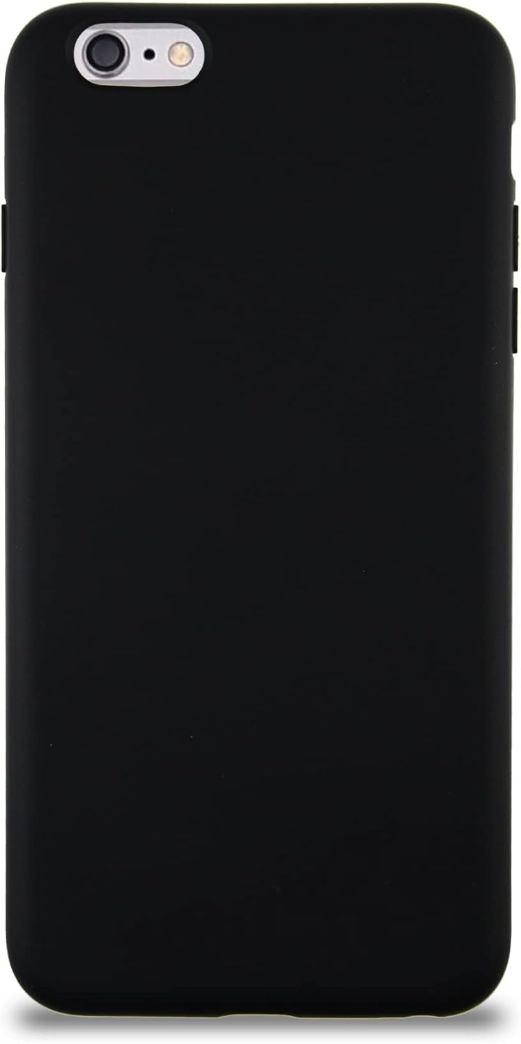 Alternative view of Apple iPhone 6S Plus ile Uyumlu Kapak ile Uyumlu İçi Kadife Lansman Silikon Kılıf - Siyah