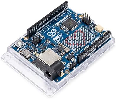 Arduino UNO R4 WiFi [ABX00087] – Renesas RA4M1 + ESP32-S3, Wi-Fi, Bluetooth, USB-C, CAN, 12-bit DAC, OP AMP, Qwiic Connector, Gelişmiş IoT ve Gömülü Projeler için 12x8 LED Matrisi