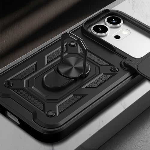 Alternative view of Tecno Pova Curve 2 İle Uyumlu PhoenixShield Sürgülü Sistem Kamera Korumalı Kapak Tam Koruma Manyetik Vega Kapak Siyah