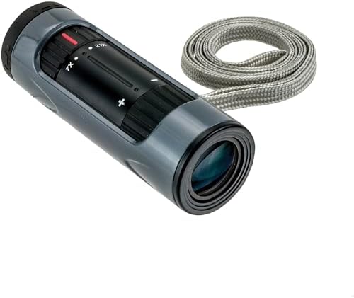 Carson MonoZoom 7-21x21mm Zoom Tek gözlü (ZM-721), Gri