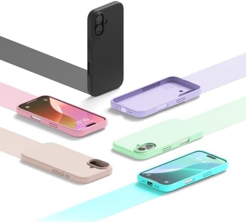 Apple iPhone 17 Uyumlu İçi Kadife Lansman Silikon Kılıf Kapak Geniş Kamera Koruması Darbe Emici Şık ve Dayanıklı Telefon Aksesuarı (Siyah) - Görsel 3