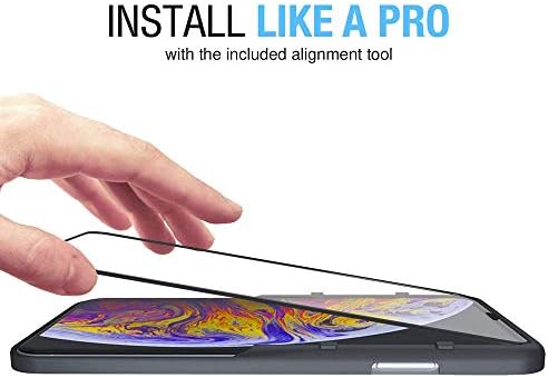 iPhone 16 Pro Max Uyumlu Ekranı Tam kaplayan Full Cam Ekran Koruyucu Kırılmaz Cam Tam Kapatan Screen Protector - Görsel 3